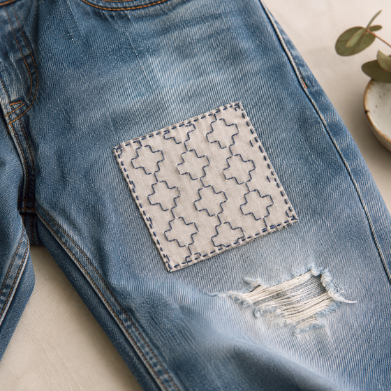 Remendar tus jeans