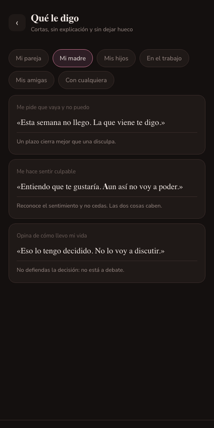 Qué le digo