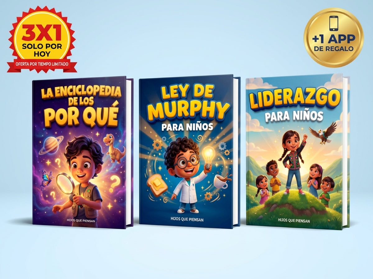 Los 3 libros de Hijos que Piensan