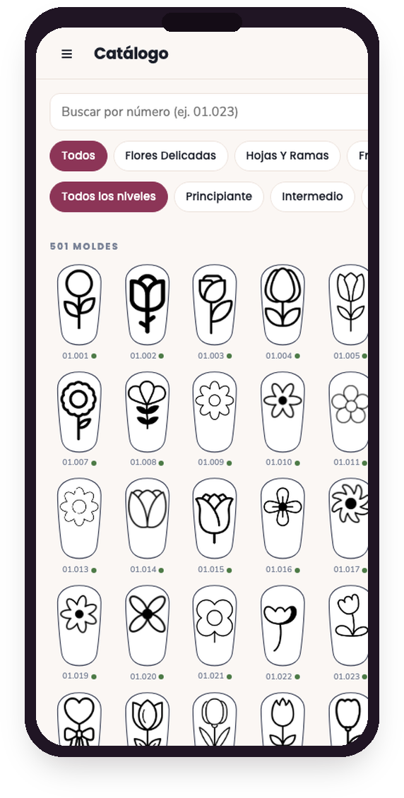 La app con los 501 moldes