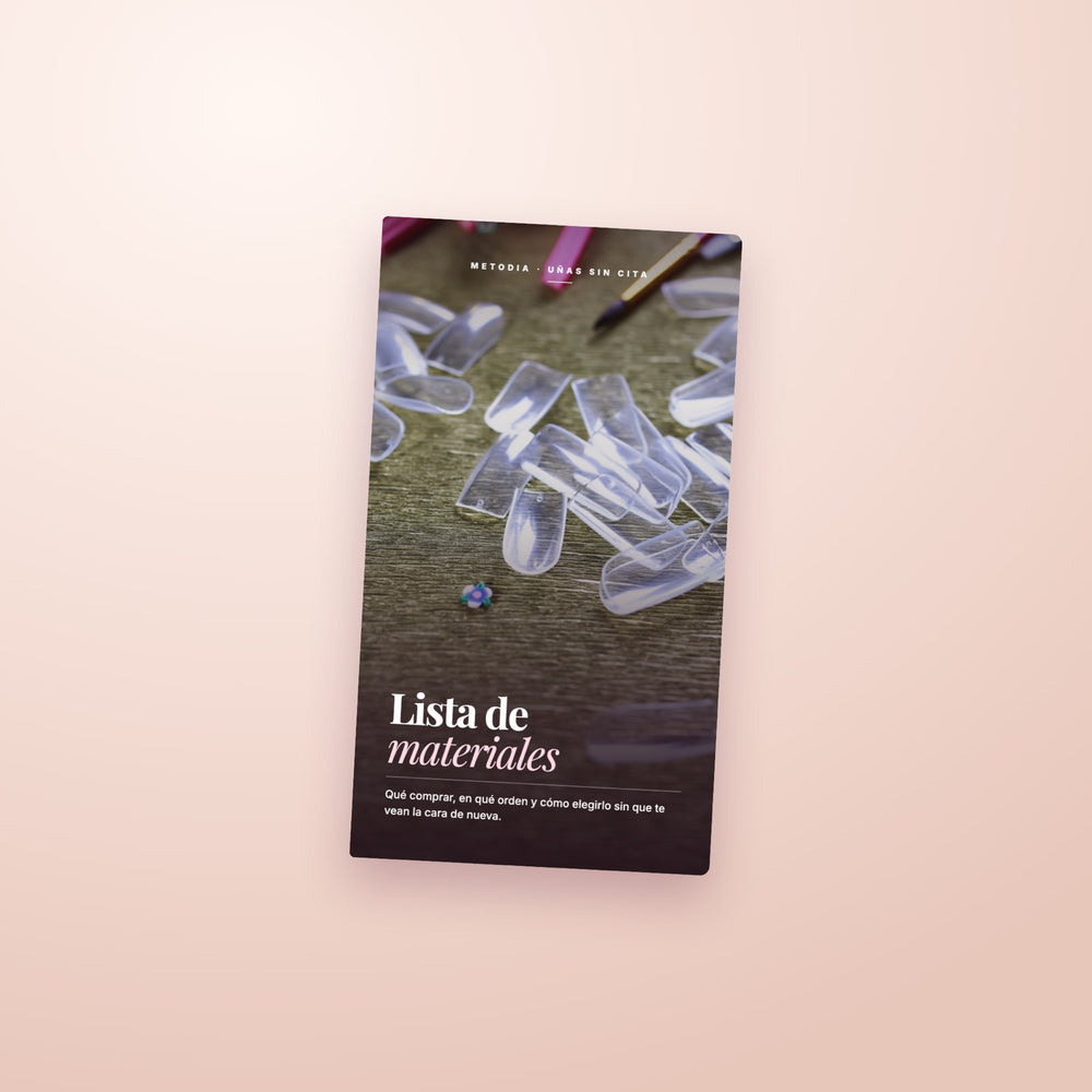 Lista de materiales