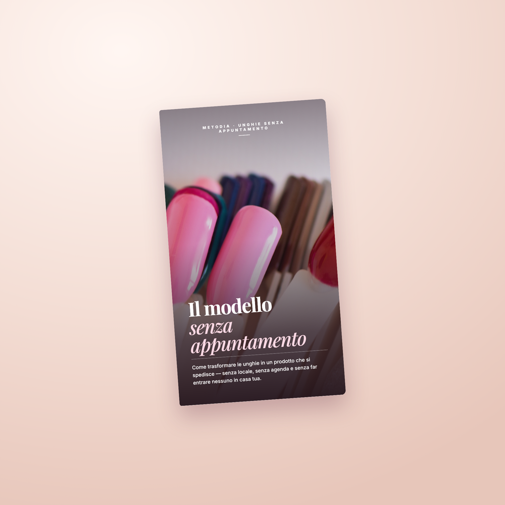 Il Modello Unghie Senza Appuntamento